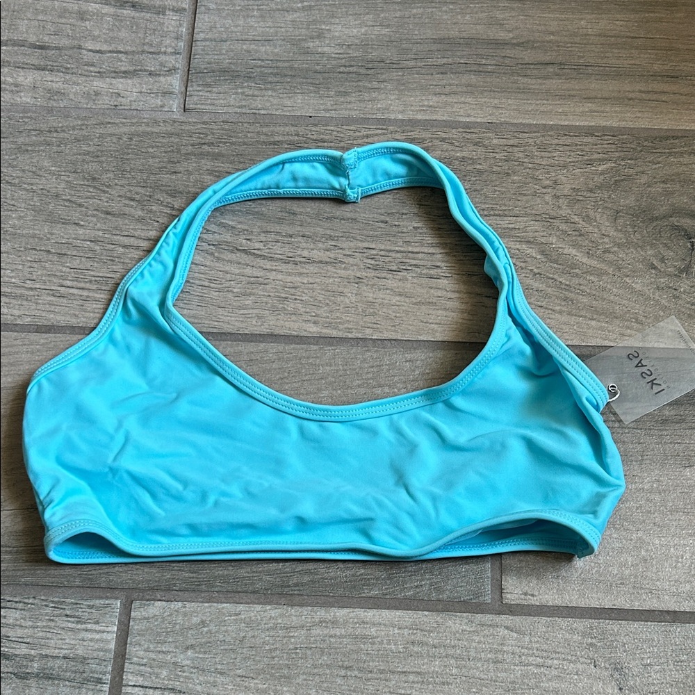 Aqua Blue Bikini Top